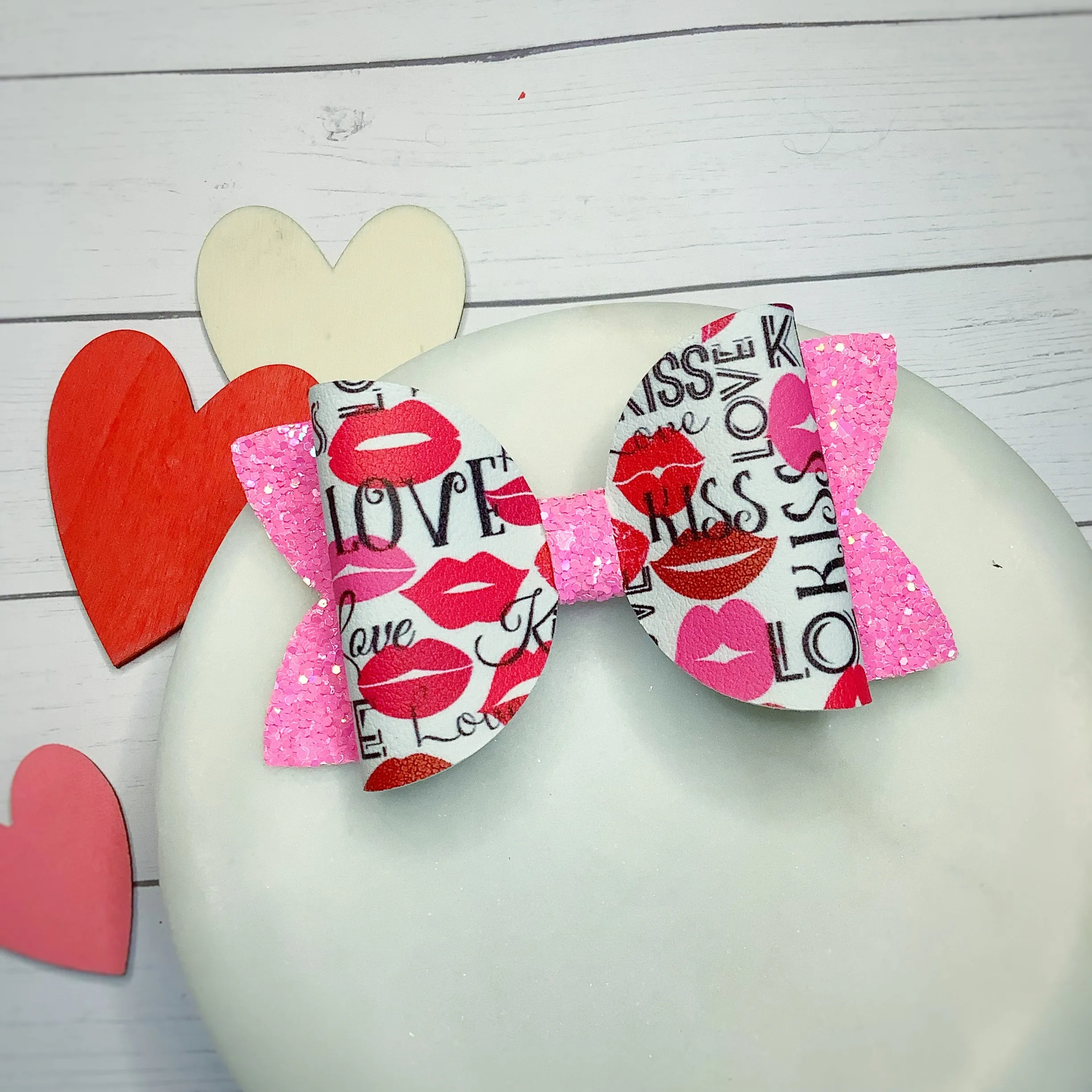 Valentine’s Faux Leather Bow Collection