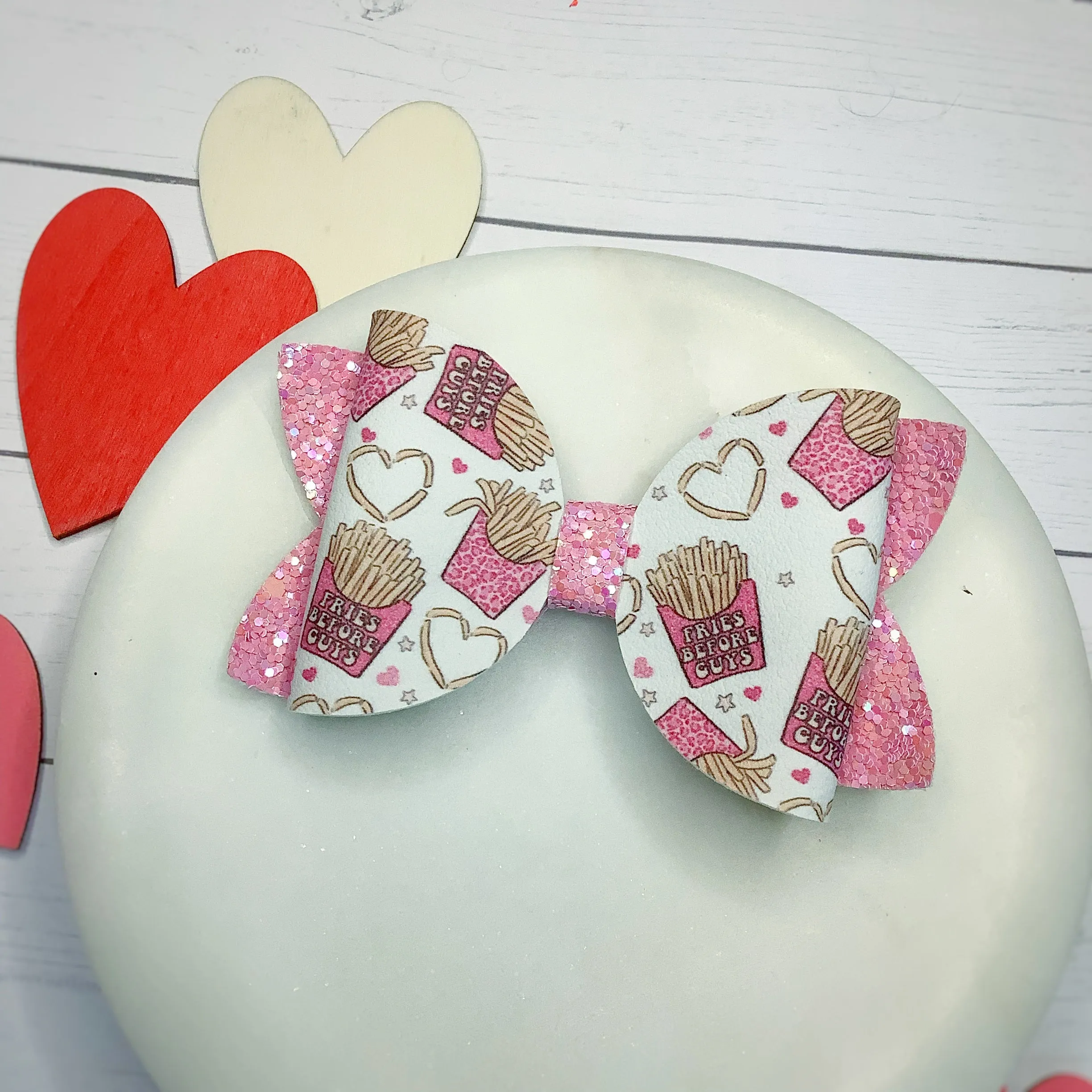 Valentine’s Faux Leather Bow Collection