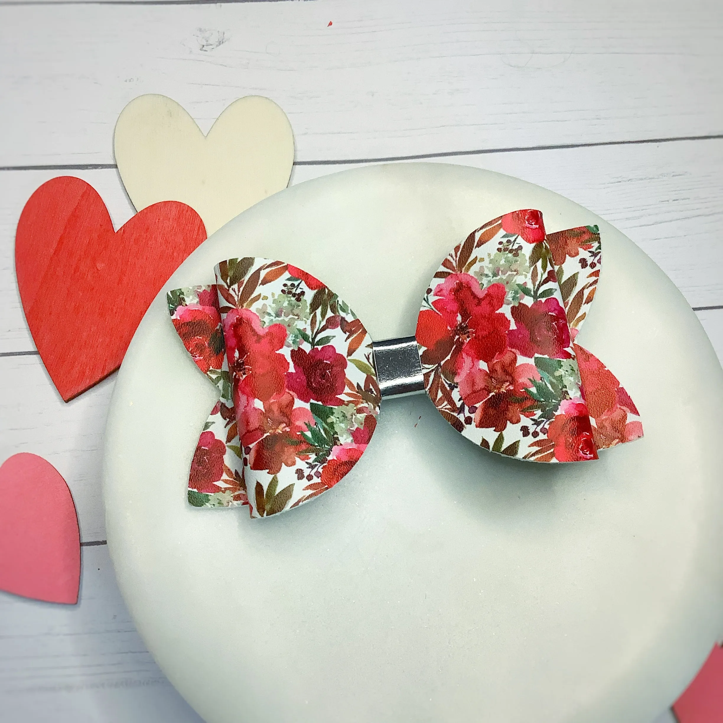 Valentine’s Faux Leather Bow Collection