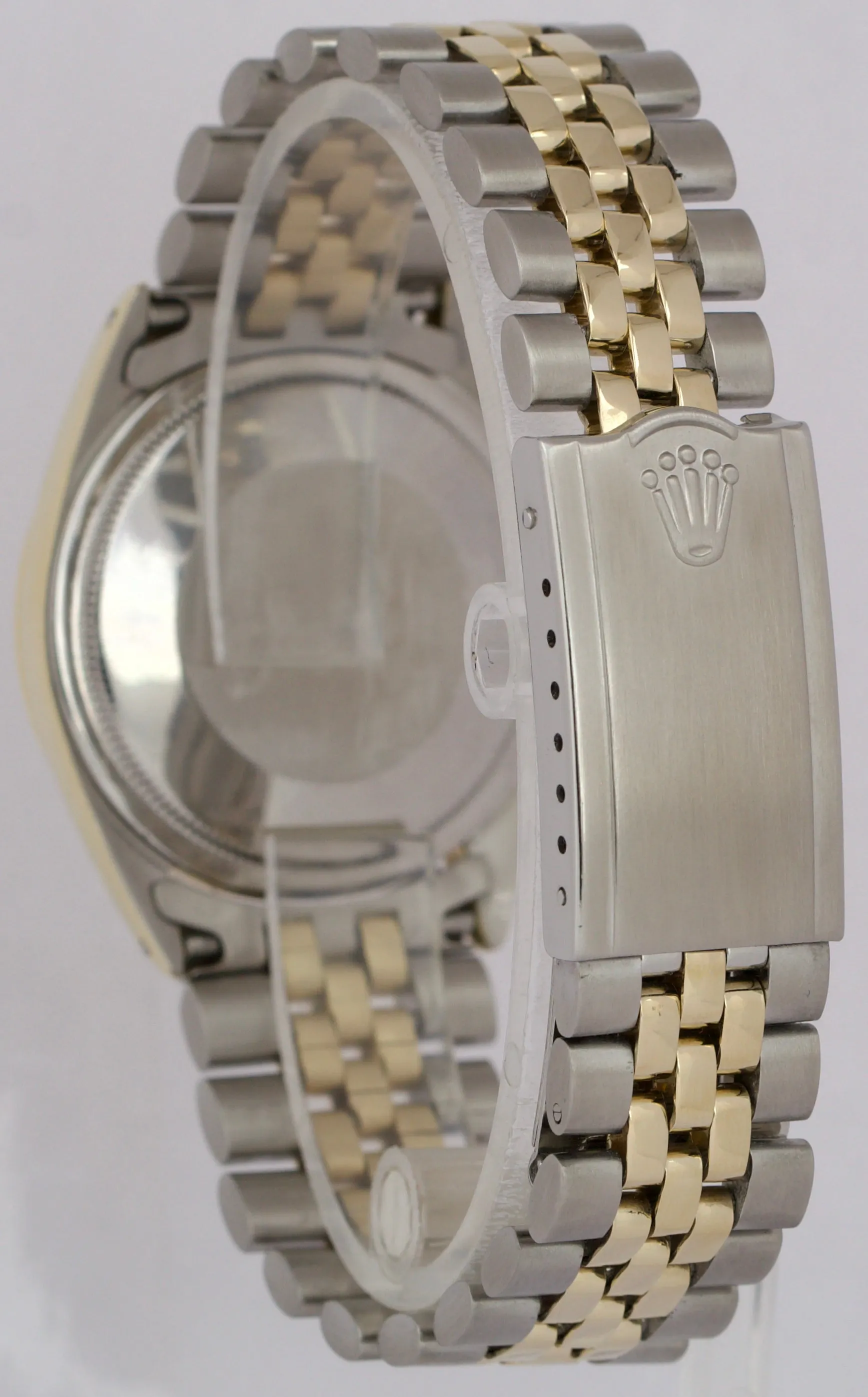 VINTAGE 1968 Rolex Oyster Perpetual SILVER 34mm 14K Gold Stainless Jubilee 1025