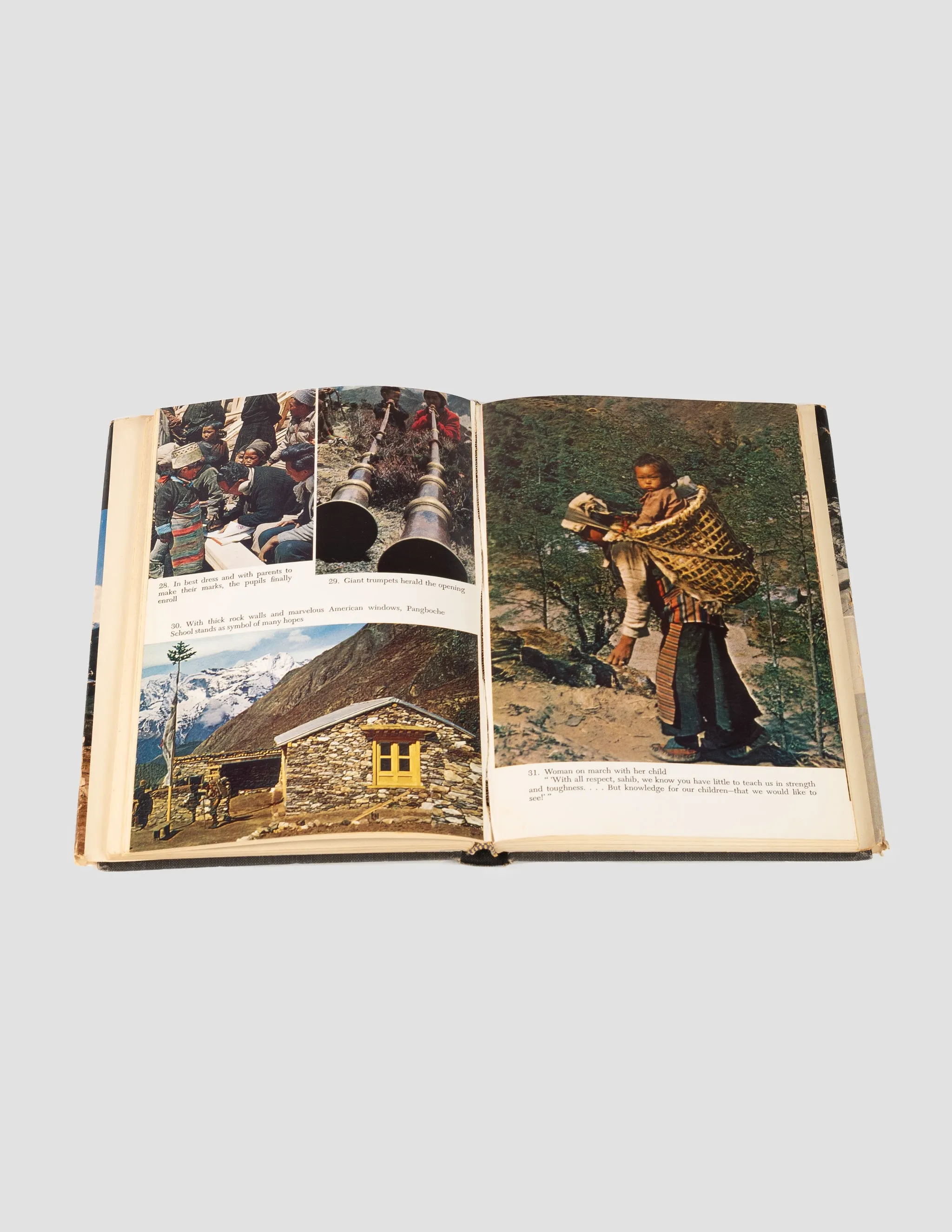 Vintage Schoolhouse in the Clouds by Sir Edmund Hillary