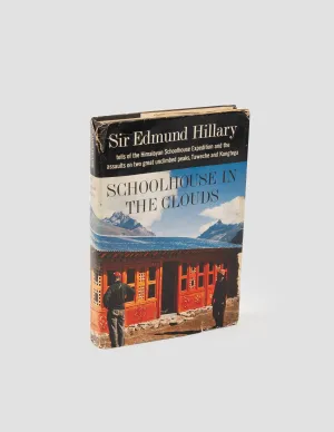 Vintage Schoolhouse in the Clouds by Sir Edmund Hillary