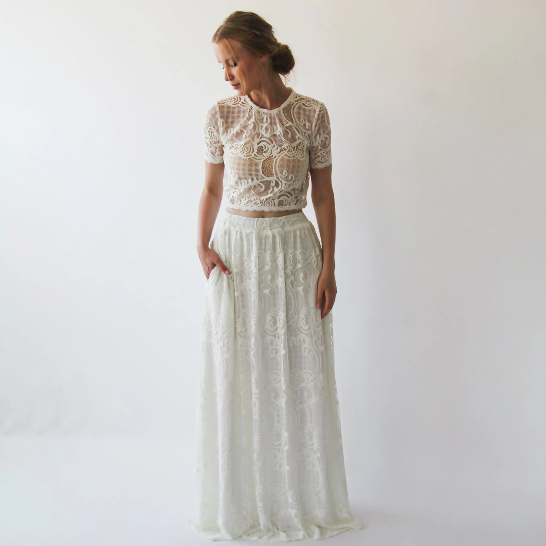 Vintage style Lace Top  #2056