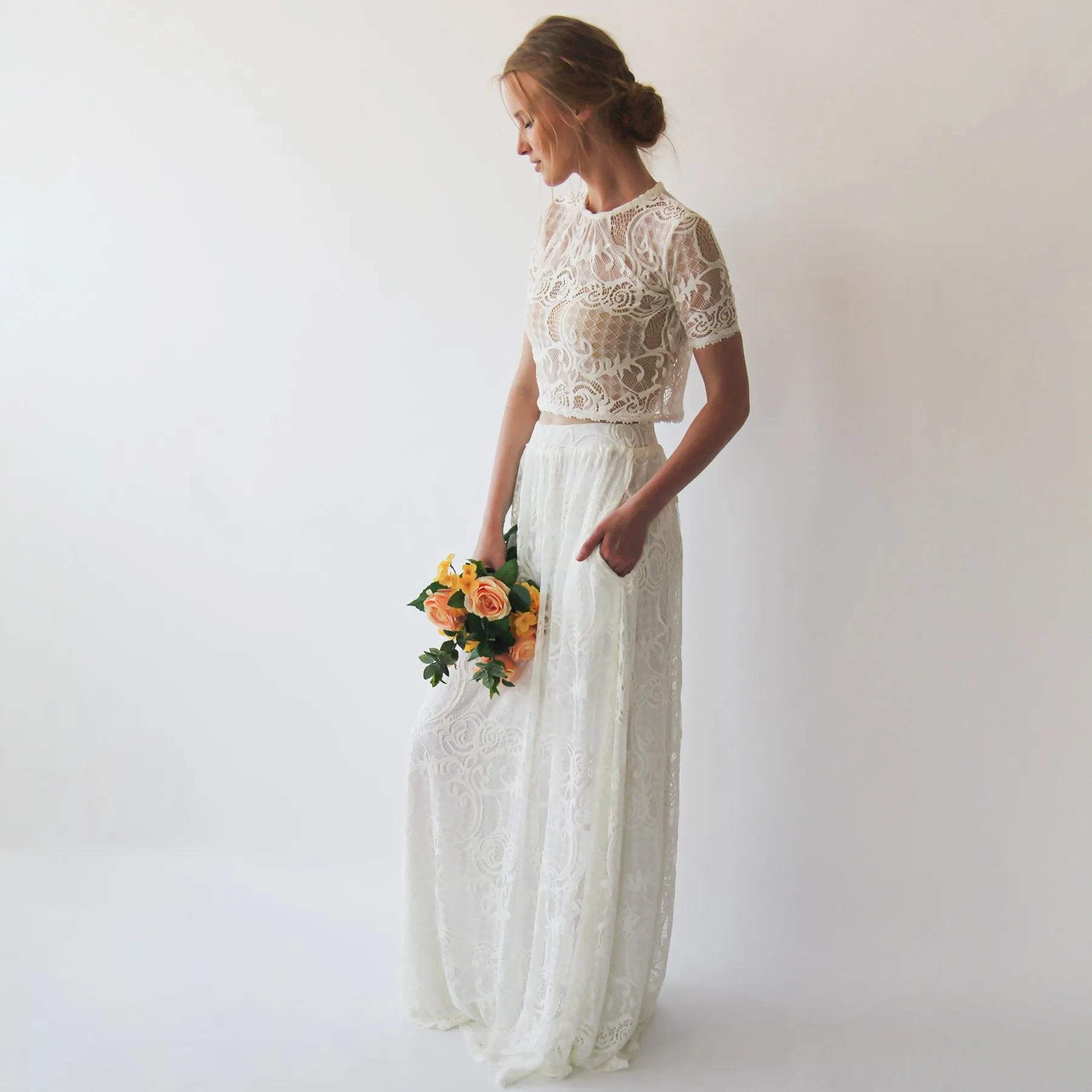 Vintage style Lace Top  #2056