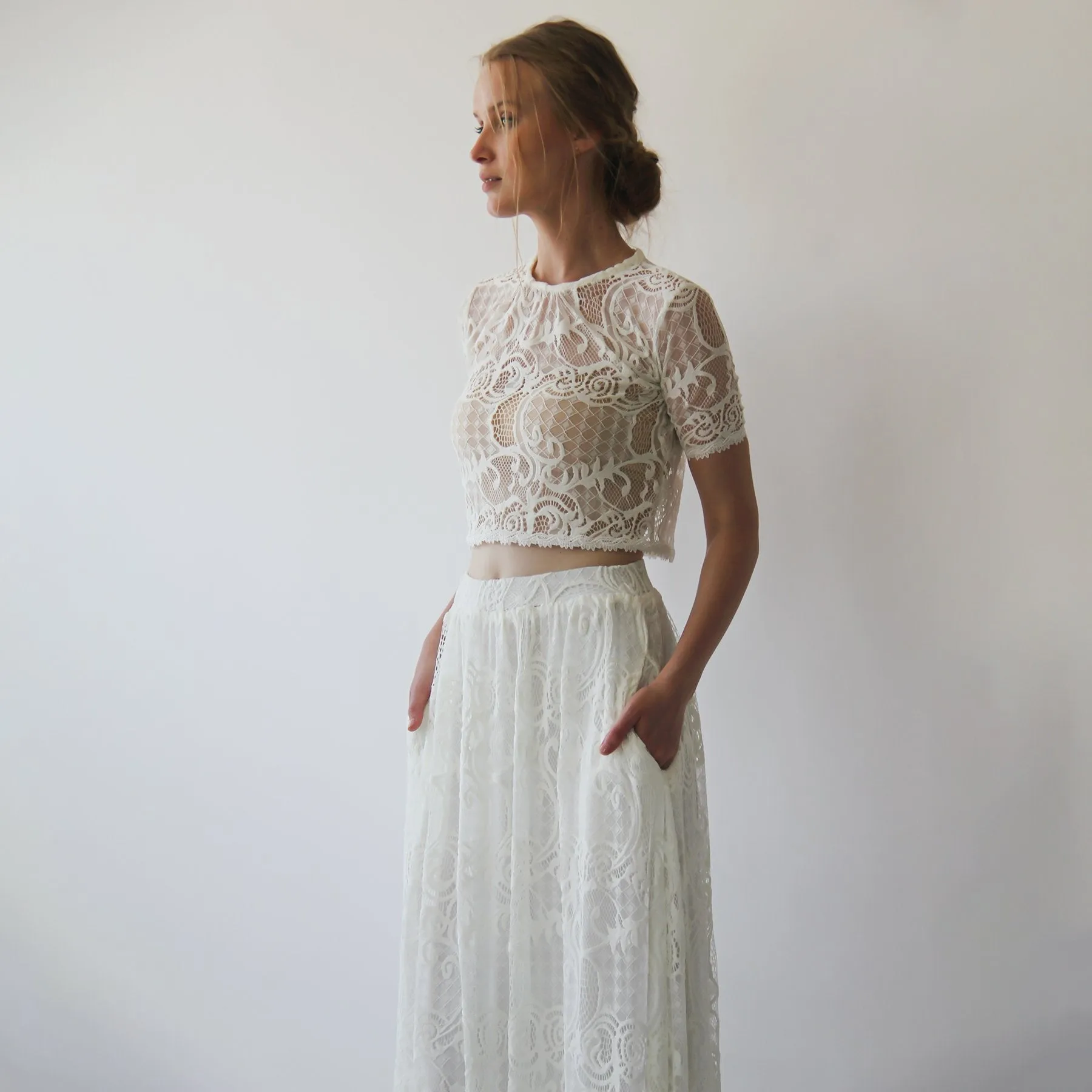 Vintage style Lace Top  #2056
