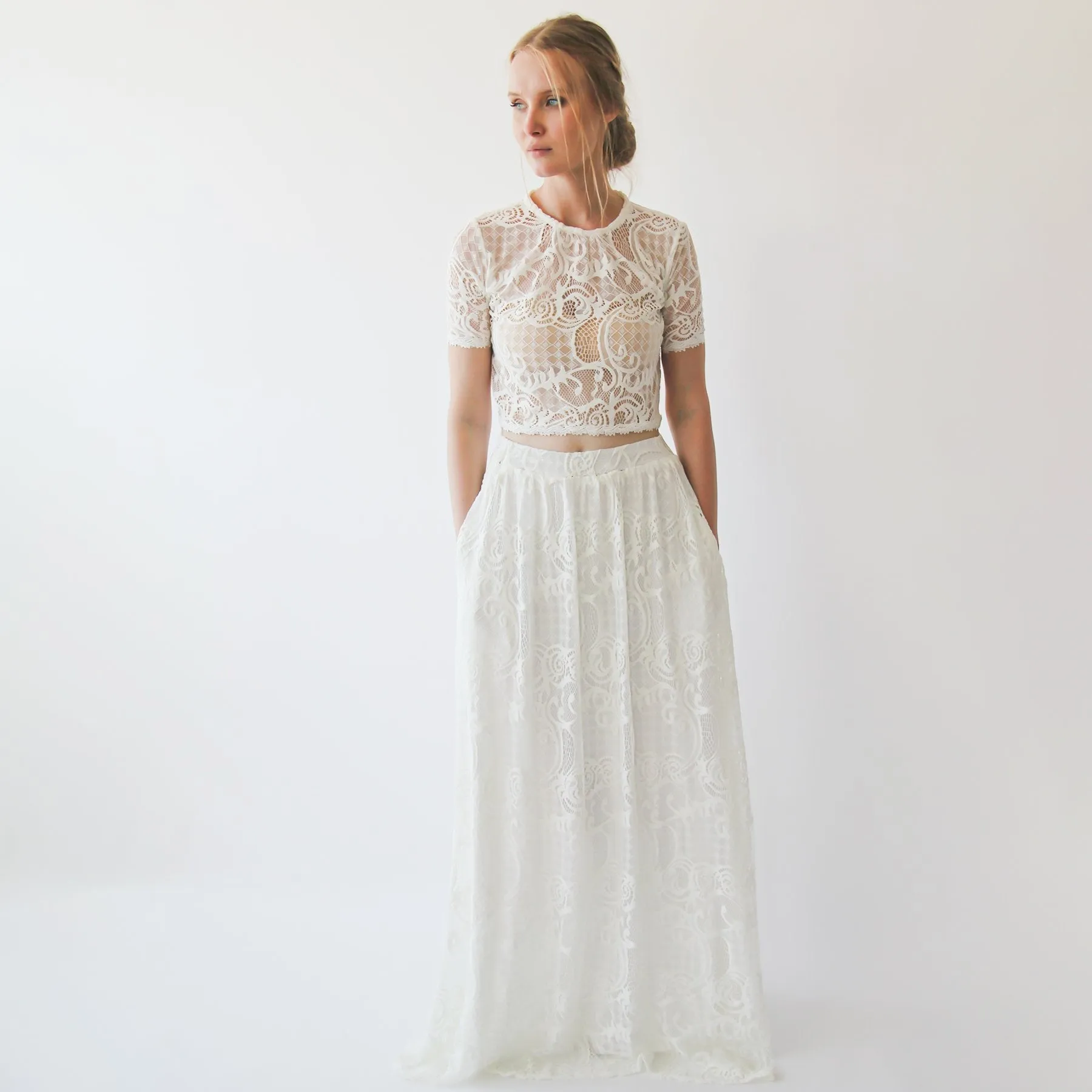 Vintage style Lace Top  #2056