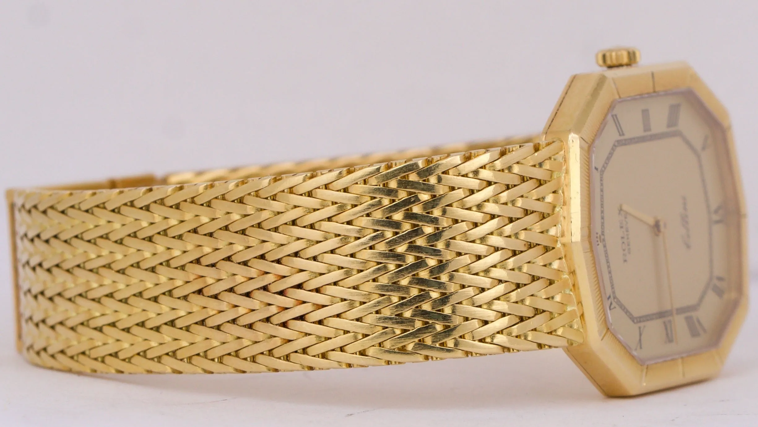 VINTAGE UNPOLISHED 1985 PAPERS Rolex Cellini Champagne 18K Gold 28mm 4999/8 BOX