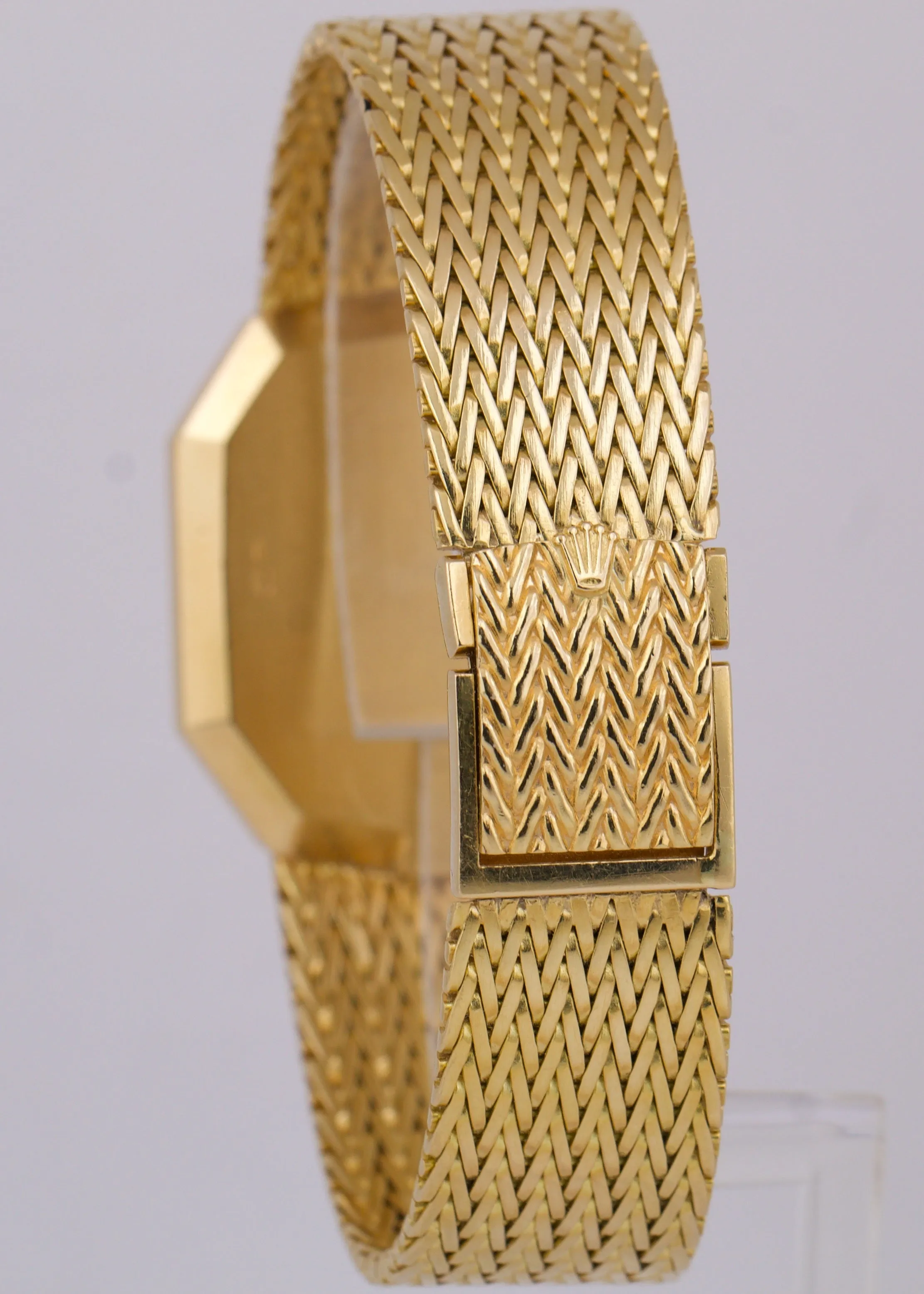 VINTAGE UNPOLISHED 1985 PAPERS Rolex Cellini Champagne 18K Gold 28mm 4999/8 BOX