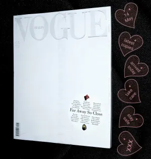 VOGUE Italia Magazine April 2020 #WhiteCanvas ISSUE * Far Away So Close Project