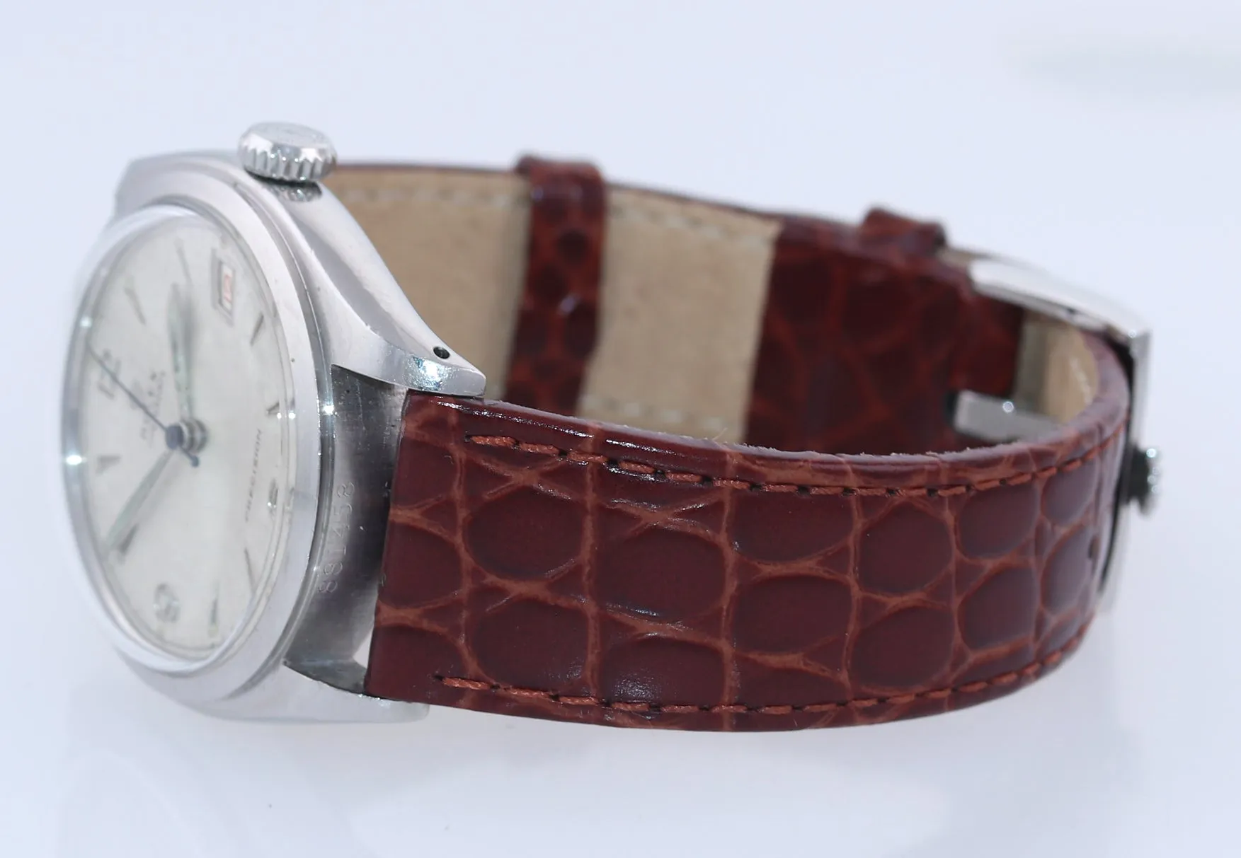 VTG 1962 Rolex Oysterdate Precision Stainless Steel Swiss Manual Watch 6094