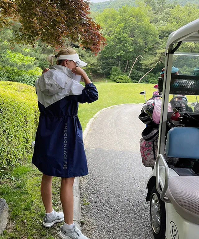 [Warehouse Sale] CHUCUCHU Women's New Raincoat - Blue