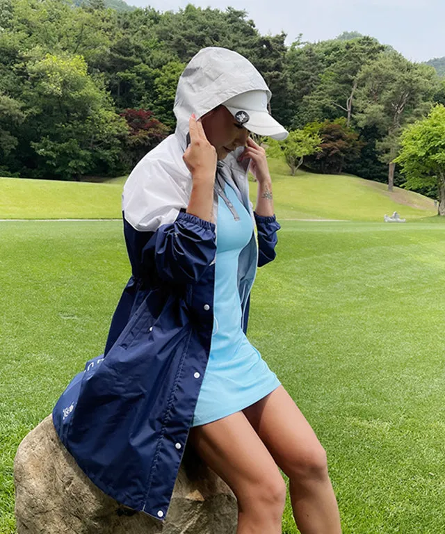[Warehouse Sale] CHUCUCHU Women's New Raincoat - Blue
