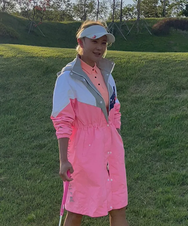 [Warehouse Sale] CHUCUCHU Women's New Raincoat - Pink