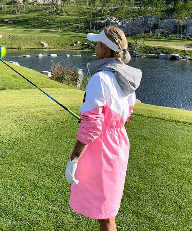 [Warehouse Sale] CHUCUCHU Women's New Raincoat - Pink