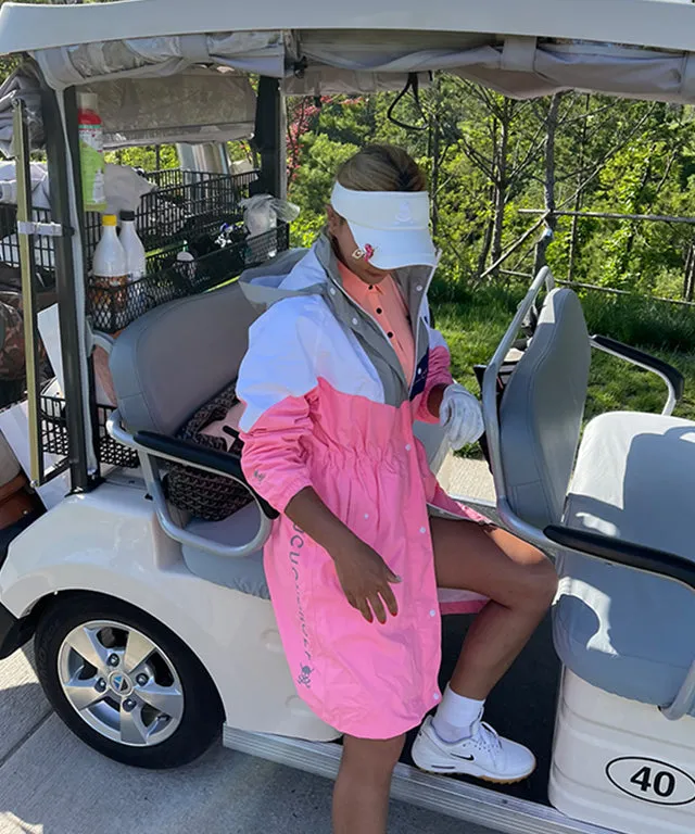 [Warehouse Sale] CHUCUCHU Women's New Raincoat - Pink