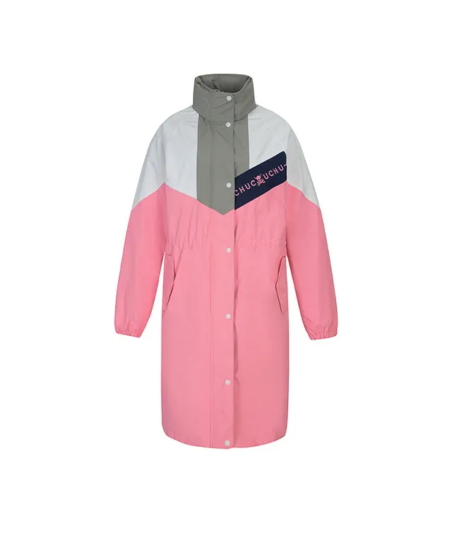 [Warehouse Sale] CHUCUCHU Women's New Raincoat - Pink