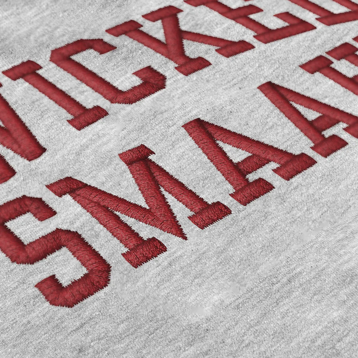 Wicked Smaaht Faux Embroidery Hoodie