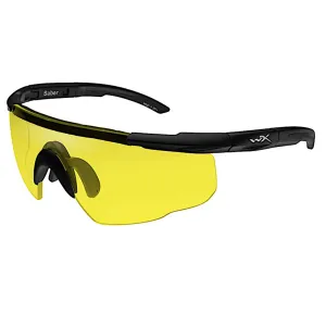 Wiley X Saber Advanced Eyeshield Pale Yellow Lens Matte Black Frame