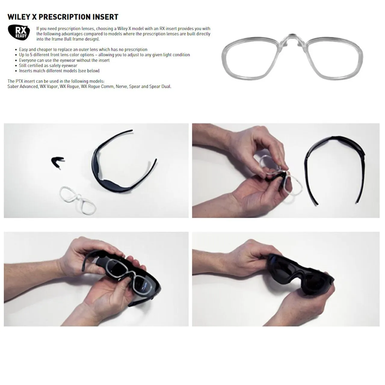 Wiley X Saber Advanced Eyeshield Two Lens Two Matte Black Frames