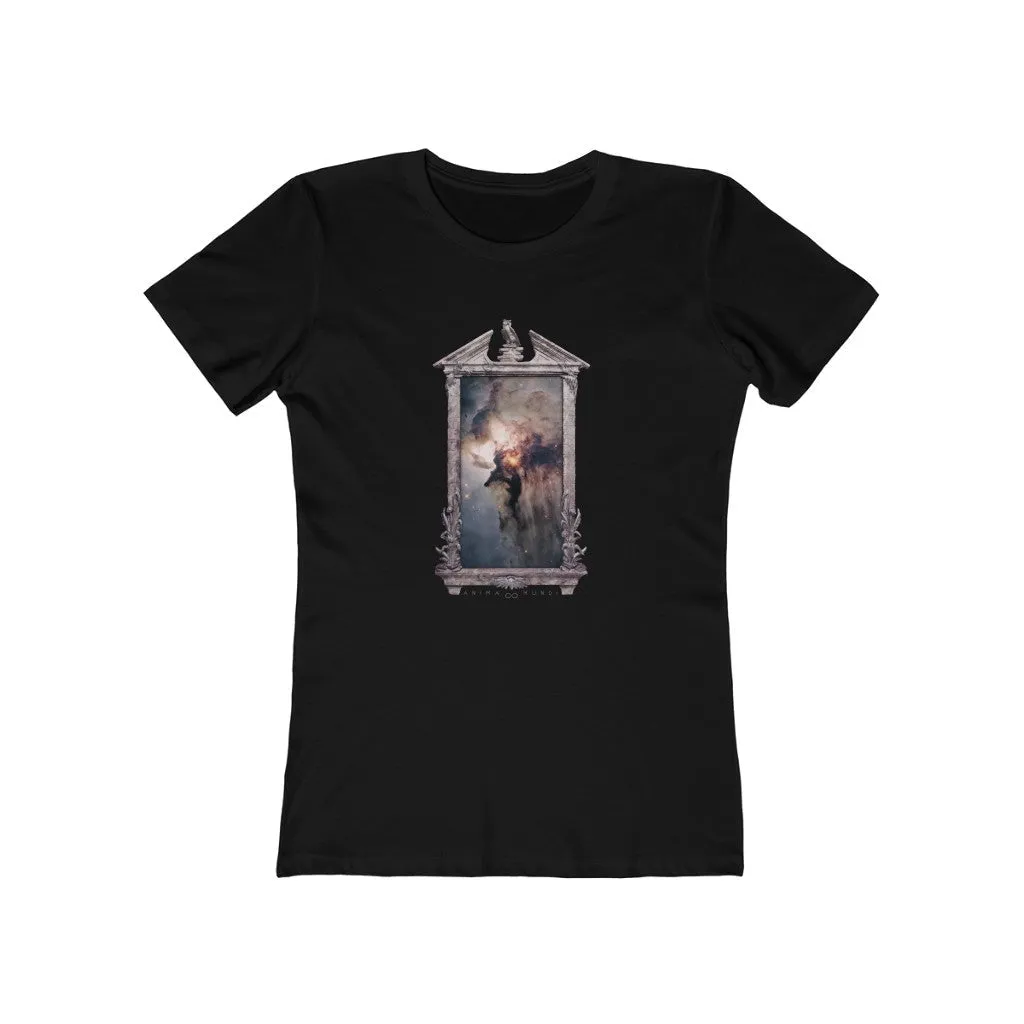 Womens Anima Mundi T-Shirt - Lagoon Nebula Shirt - The Face of God