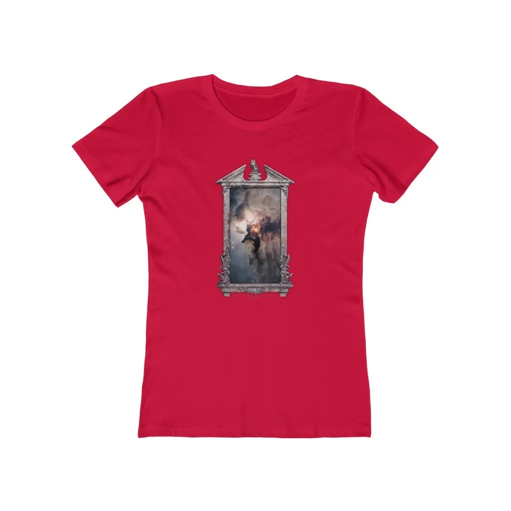 Womens Anima Mundi T-Shirt - Lagoon Nebula Shirt - The Face of God