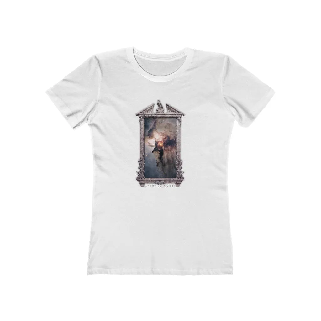 Womens Anima Mundi T-Shirt - Lagoon Nebula Shirt - The Face of God