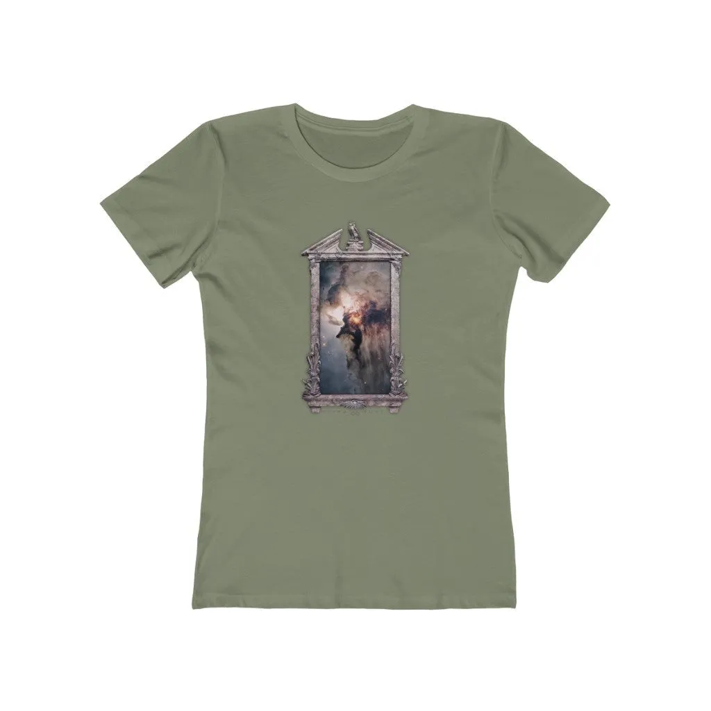Womens Anima Mundi T-Shirt - Lagoon Nebula Shirt - The Face of God