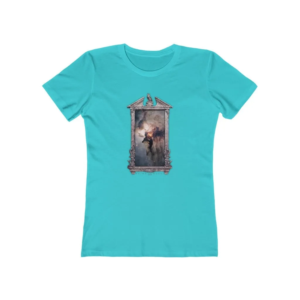 Womens Anima Mundi T-Shirt - Lagoon Nebula Shirt - The Face of God