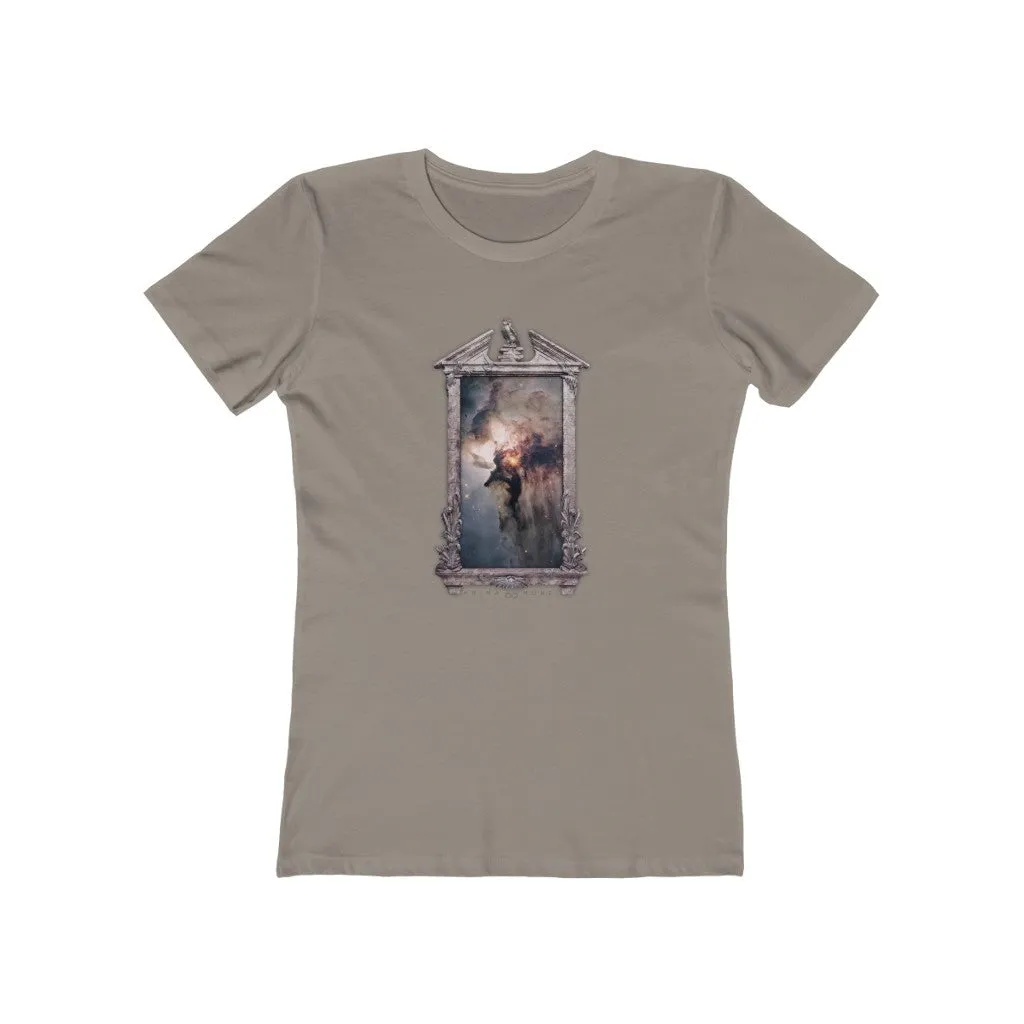 Womens Anima Mundi T-Shirt - Lagoon Nebula Shirt - The Face of God