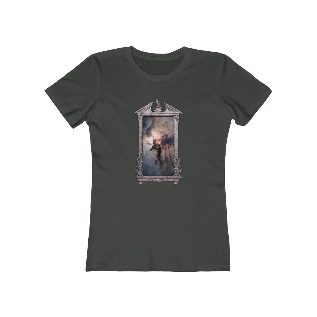 Womens Anima Mundi T-Shirt - Lagoon Nebula Shirt - The Face of God
