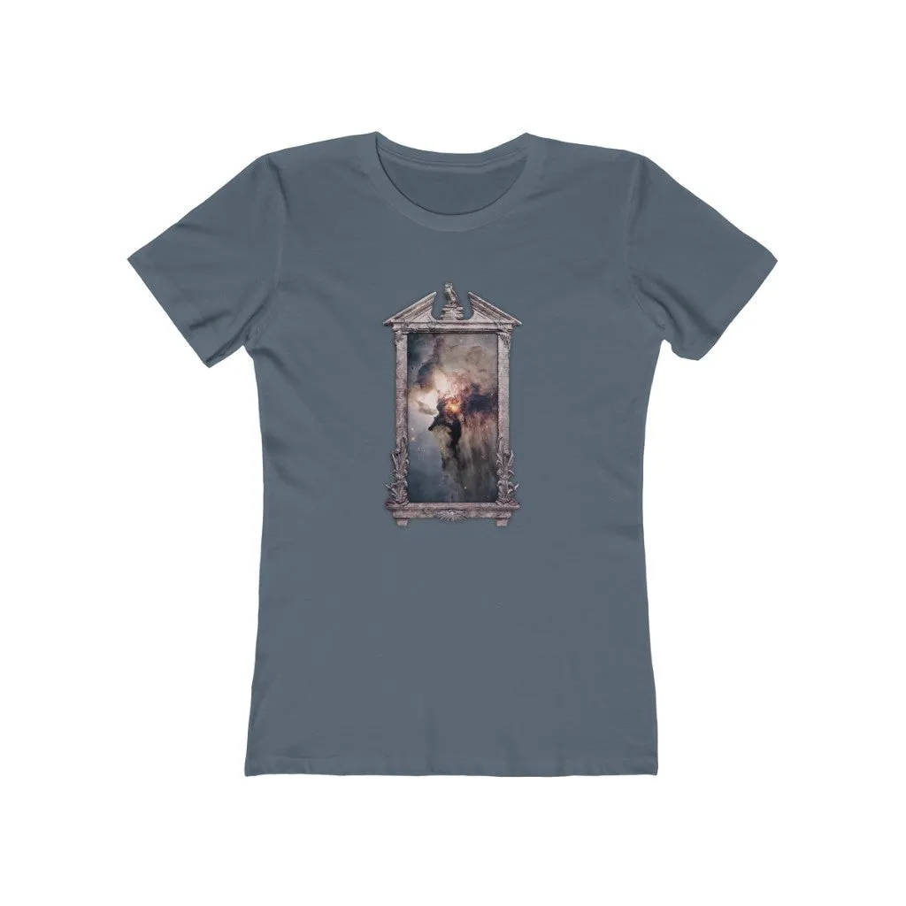 Womens Anima Mundi T-Shirt - Lagoon Nebula Shirt - The Face of God