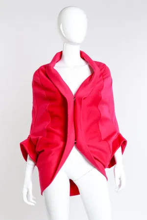 Wool Felt Cocoon Jacket