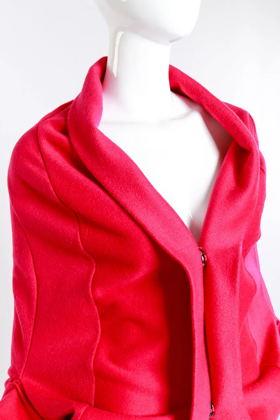Wool Felt Cocoon Jacket