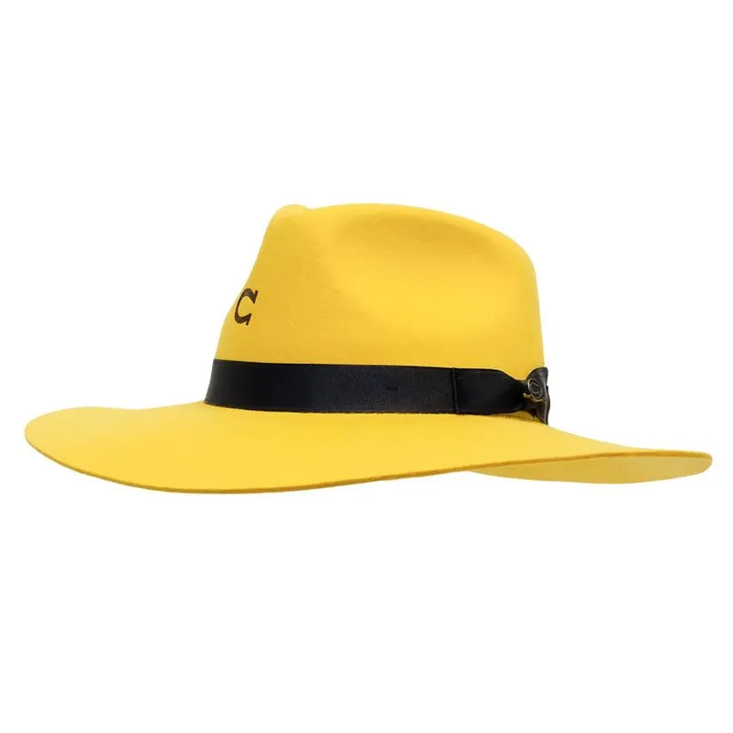Yellow Charlie 1 Horse Highway Felt Hat